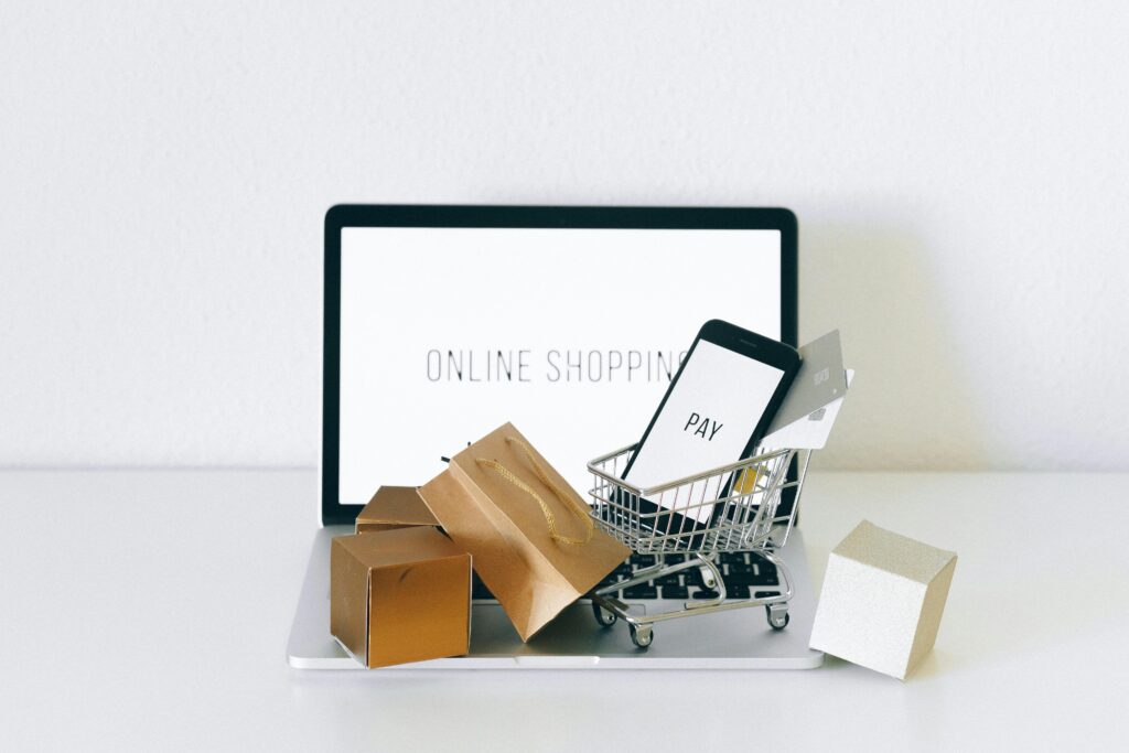 Grafika związana ze sklepami internetowymi i sprzedażą online